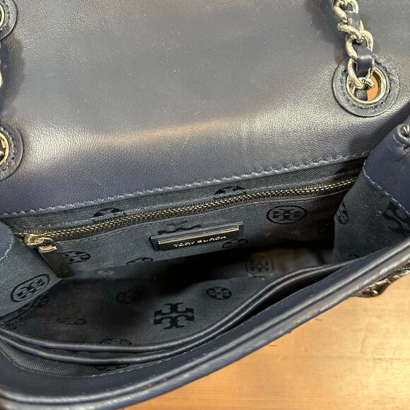 Tory Burch Fleming Tweed Convertible Shoulder Bag - Picture 14 of 14